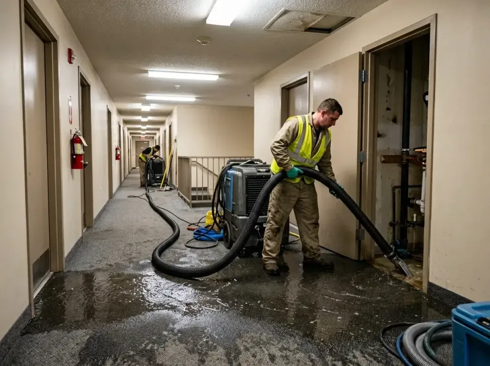 multi-unit-apartment-hallway-f-005 — frequently asked questions, Emergency Burst Pipe Water Extraction & Removal in Woodbrid…